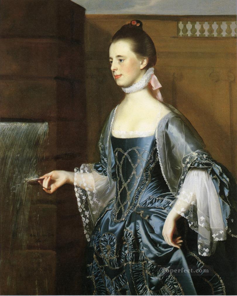 Mrs Daniel Sargent Mary Turner Sargent colonial New England Portraiture John Singleton Copley Oil Paintings